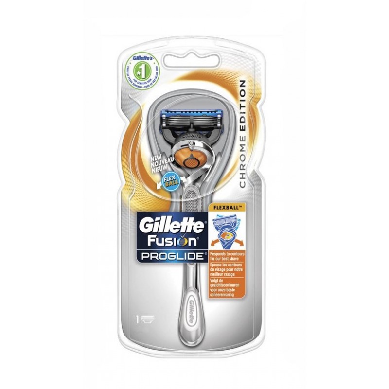 Gillette Fusion Proglide Flexball Razor Chrome Pcs Pcs