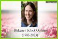 Blakeney Schick Obituary, What Happened To Blakeney Schick? How Did Blakeney Schick Die?