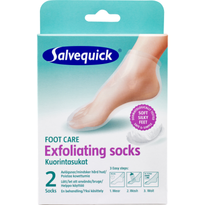 salvequick exfoliating socks