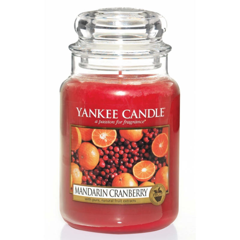 Yankee Candle  Classic Large Jar Mandarin Cranberry Candle
