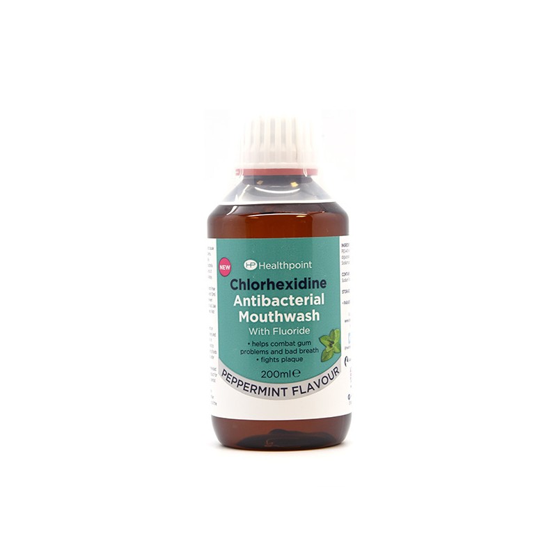 Healthpoint  Chlorhexidine Antibacterial Mouthwash With Fluoride