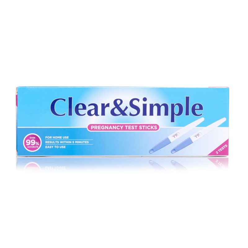 Clear & Simple Graviditetstest Sticks