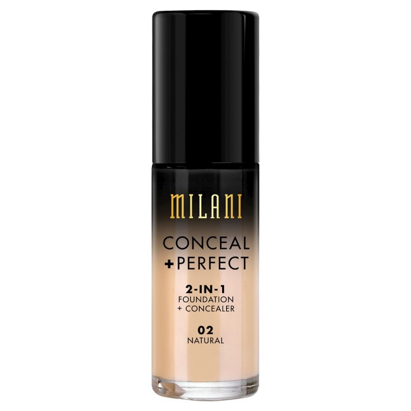 Milani Conceal + Perfect 2in1 Foundation + Concealer 02 Natural