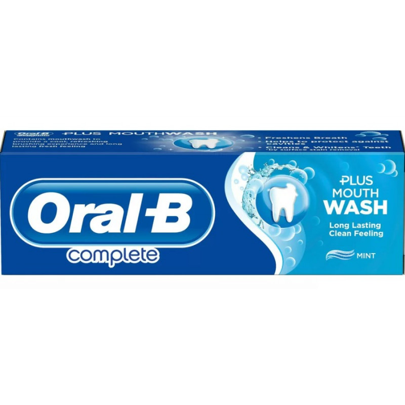 oral b complete fresh toothpaste