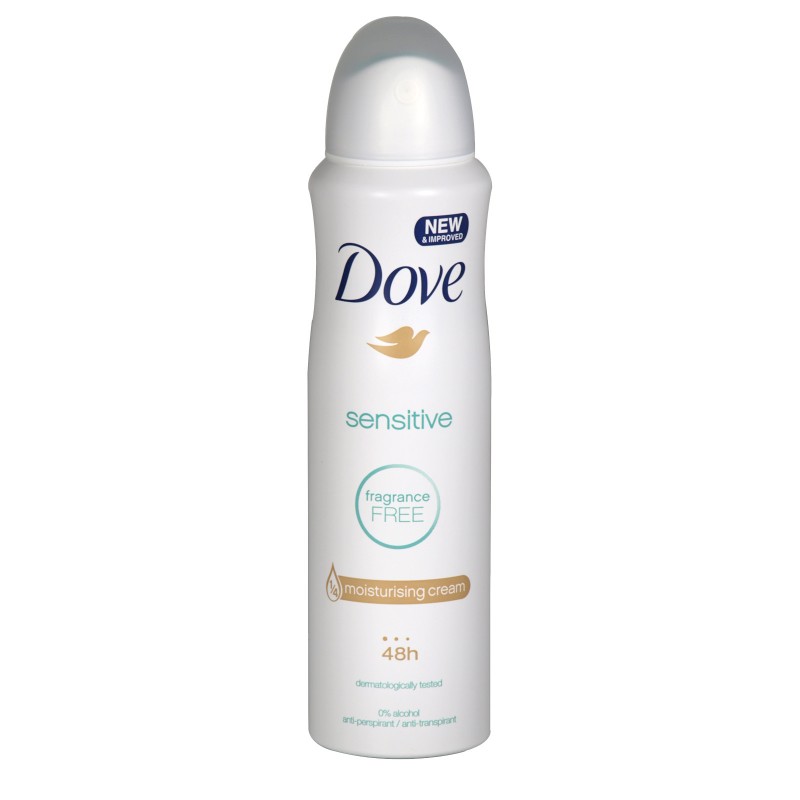 Dove Sensitive Fragrance Free Deospray