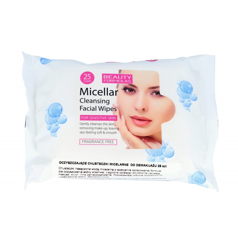 Beauty Formulas Micellar Cleansing Facial Wipes