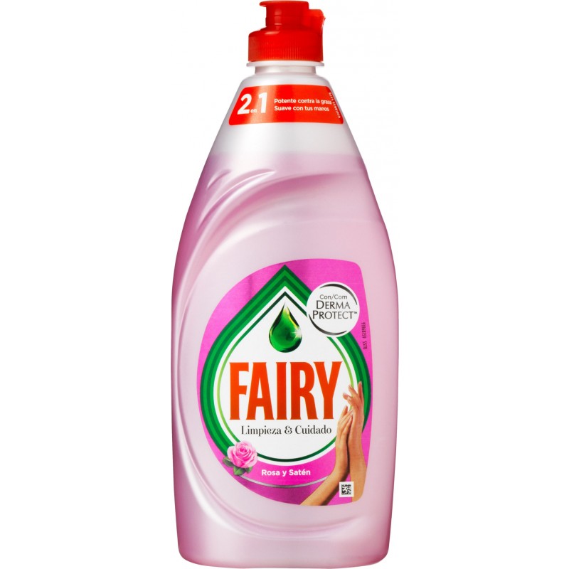Fairy Clean & Care Dish Soap Rose & Satin