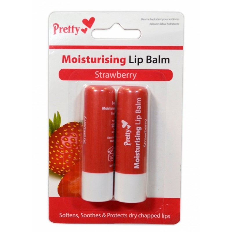Pretty Moisturising Lip Balm Strawberry
