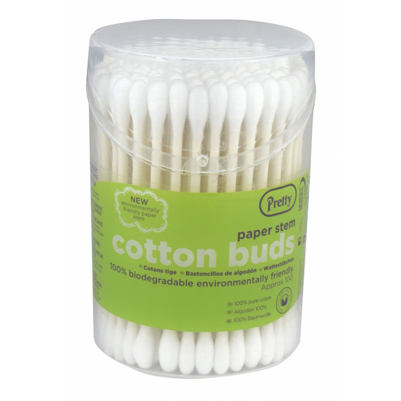 Pretty Paper Stem Cotton Buds