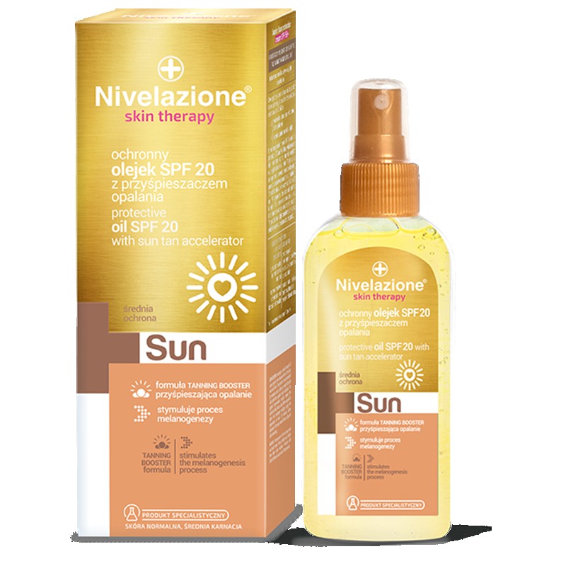 Nivelazione Sun Skin Therapy Tan Accelerator Protective Oil SPF20