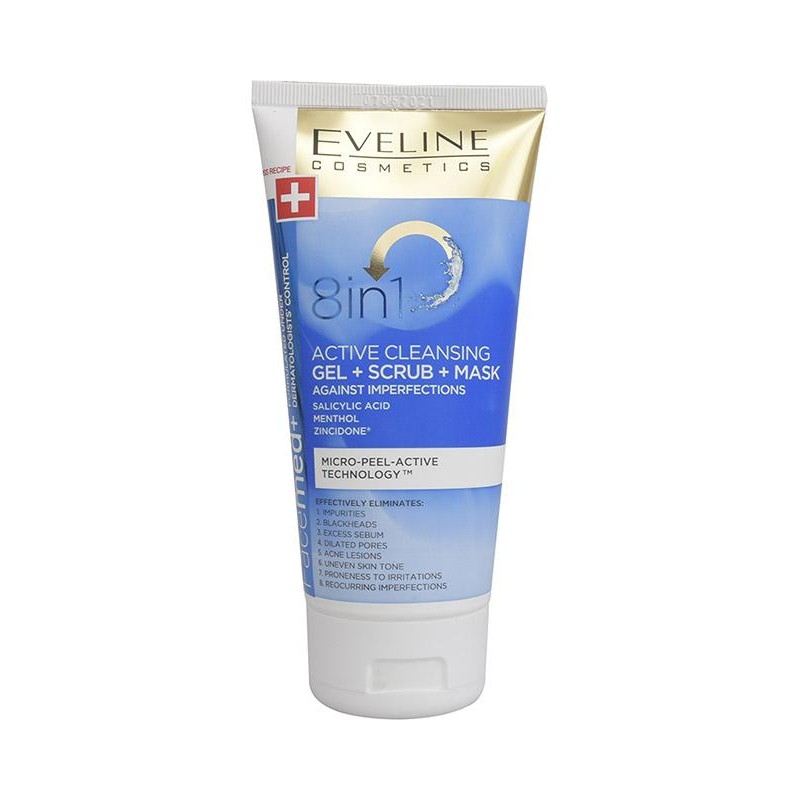 Eveline Facemed+ 8in1 Active Cleansing Gel