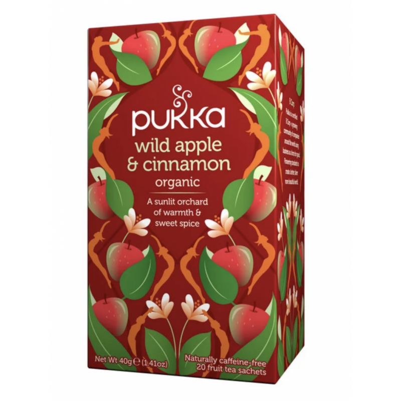 Pukka Wild Apple & Cinnamon Tea Eco