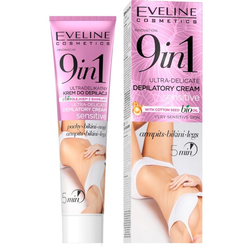 Eveline 9in1 Depilatory Sensitive Ontharingscrème