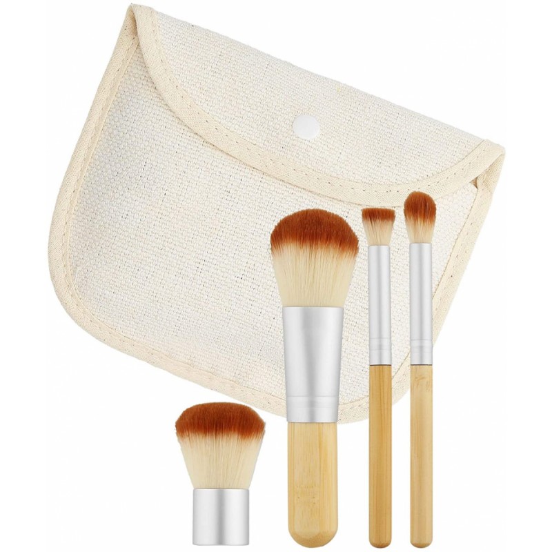 Tools For Beauty Makeup Brush Bamboo Travel Set