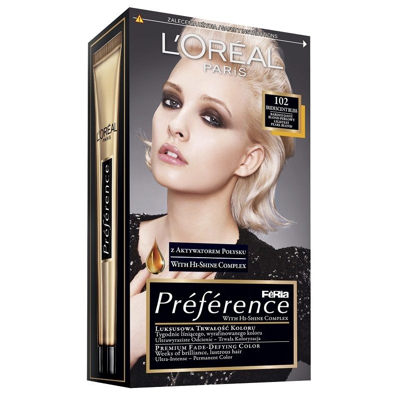 L'Oreal Preference 102 Extra Light Pearl Blonde