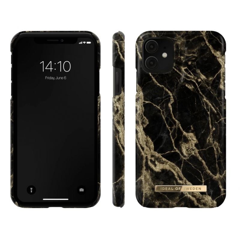 iDeal Of Sweden Fashion Case iPhone 12 Mini Golden Smoke Marble