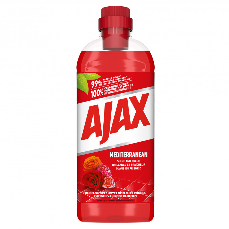 Ajax Multi Usage Cleaner Mediterranean Red Flowers