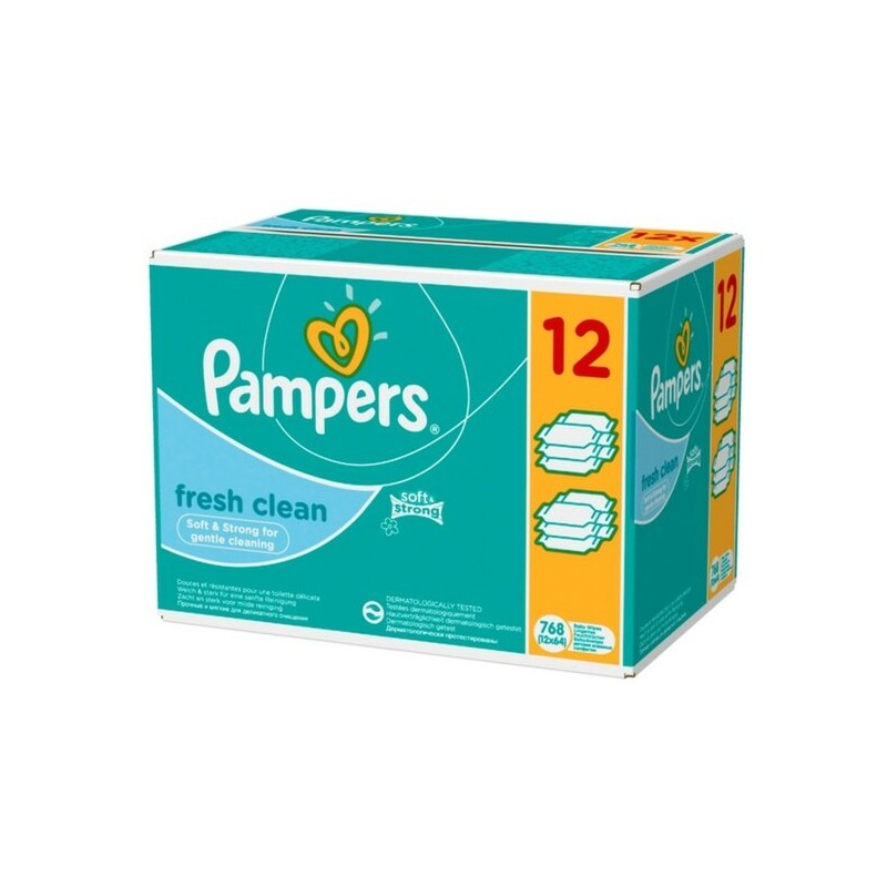 Pampers Fresh Baby Wipes Mega Pack
