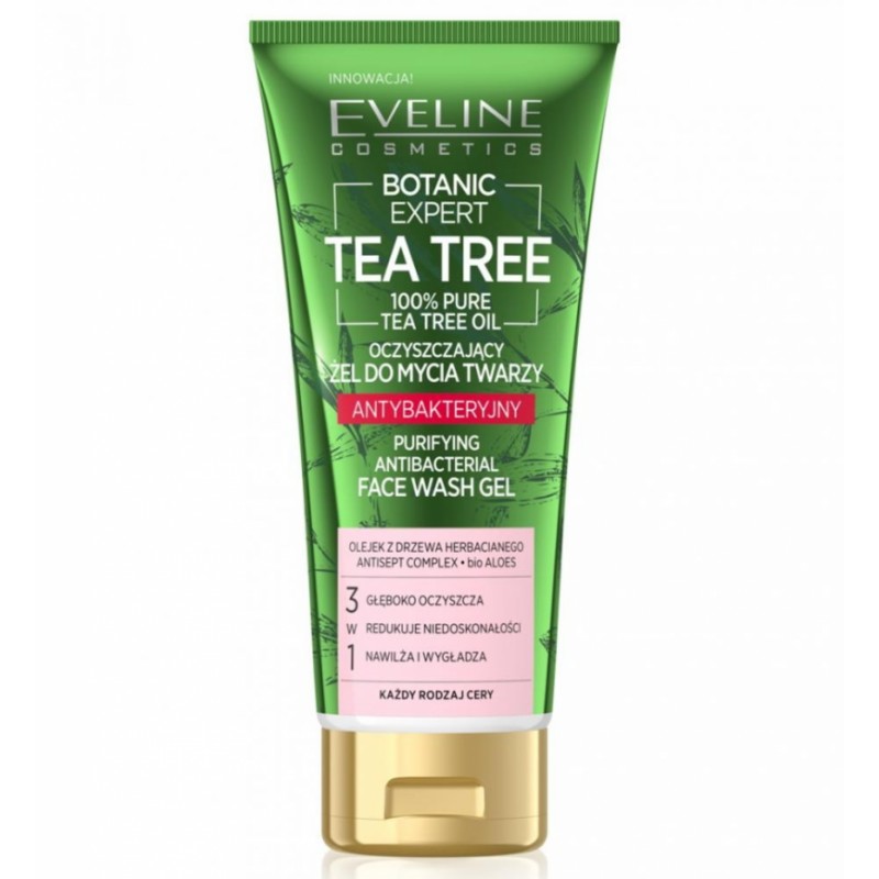 Eveline Botanic Expert Tea Tree Purifying Antibacterial Face Wash Gel