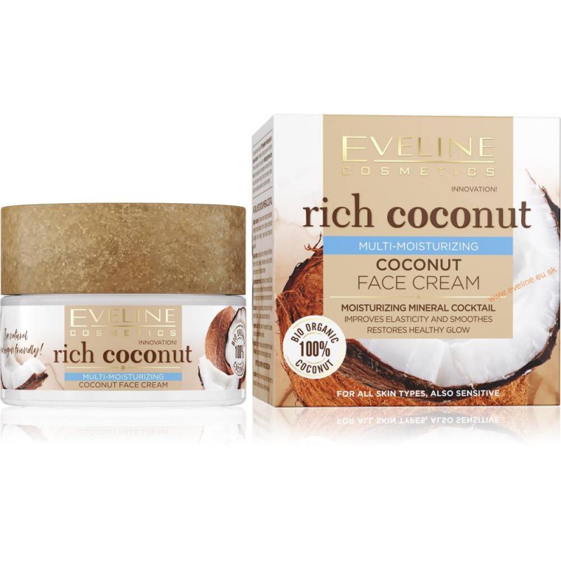 Eveline Rich Coconut Multi-Moisturizing Coconut Face Cream