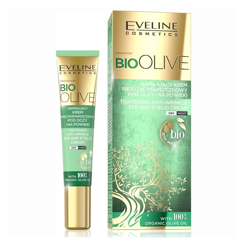 Eveline Bio Olive Tightening Anti-Wrinkle Eye And Eyelid Cream