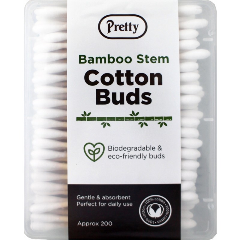Pretty Bamboo Stem Cotton Buds