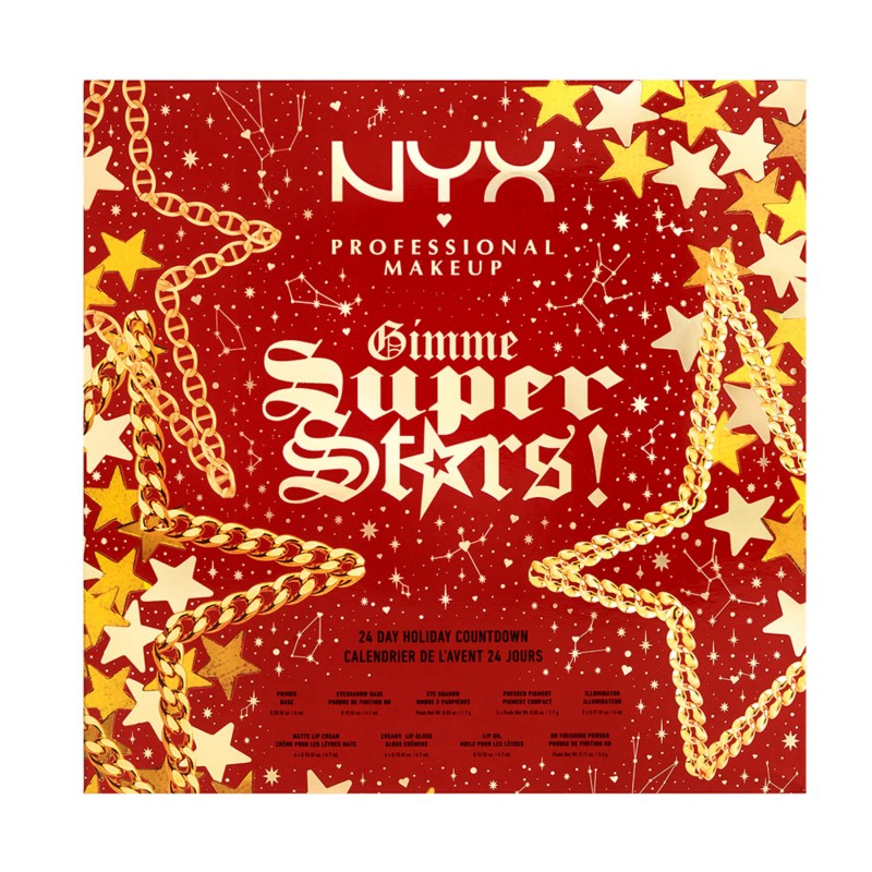 NYX Gimme Super Stars! 24 Day Holiday Countdown Advent Calendar