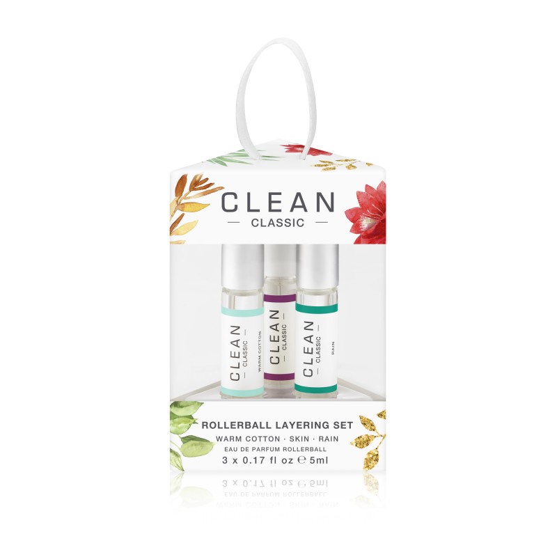 Clean Rollerball Layering Holiday Set EDP
