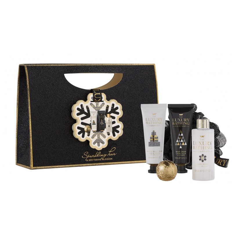 The Luxury Bathing Company Sparkling Pear & Nectarine Blossom Something Special Giftset