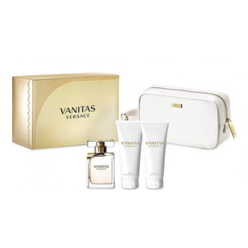 Versace Vanitas EDP & Body Lotion & Shower Gel & Cosmetic Bag