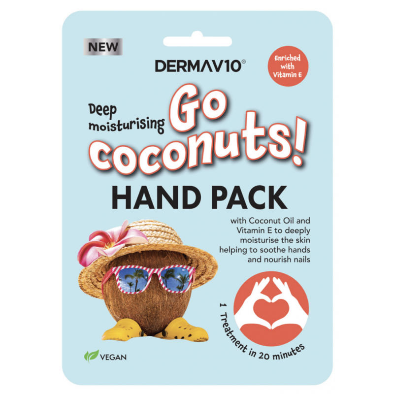 DermaV10 Go Coconuts Hand Pack