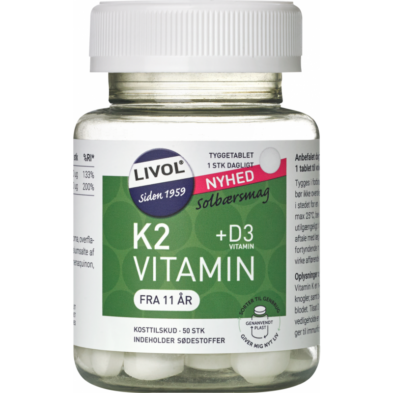 Livol K2 Vitamin + D3