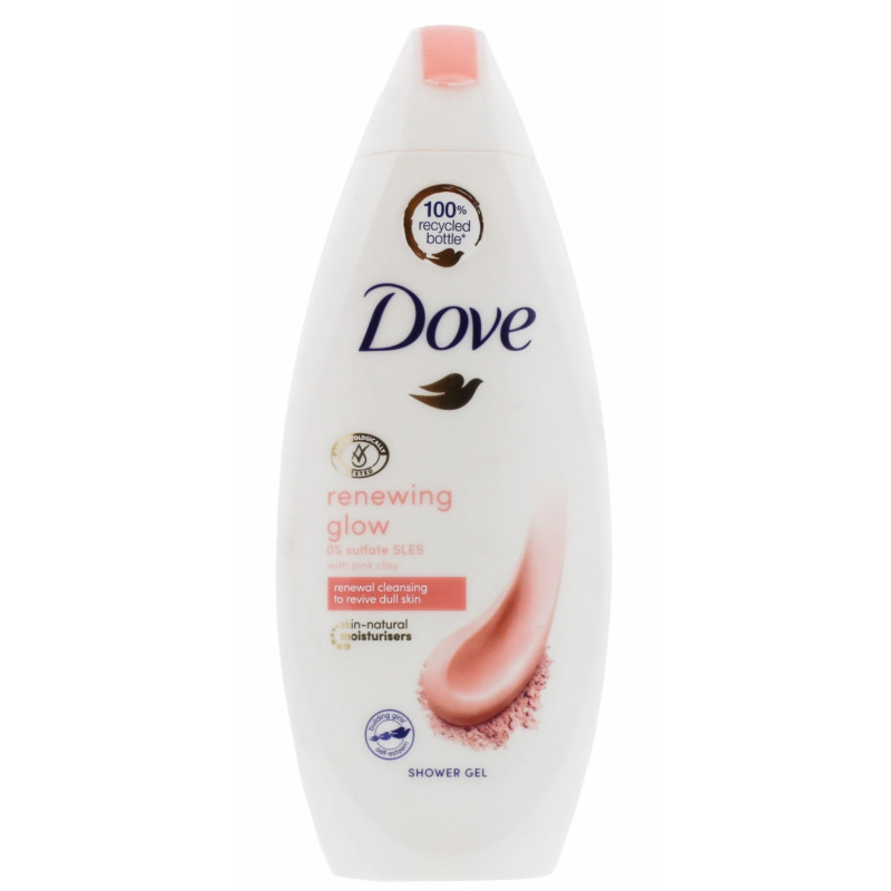 Dove Renewing Glow Pink Clay Shower Gel
