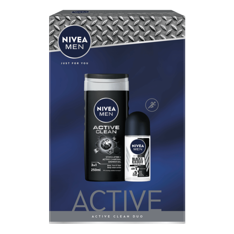 Nivea Men Active Clean Duo Giftpack