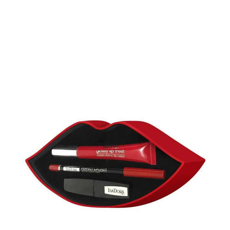 isadora perfect lip kit classic red