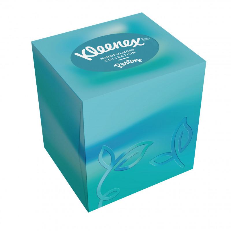 Kleenex Mindfulness Collection Tissues Cube