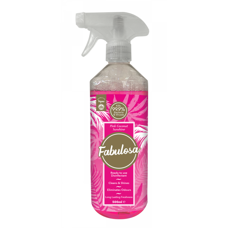 Fabulosa Ready To Use Disinfectant Spray Pink Coconut Sunshine