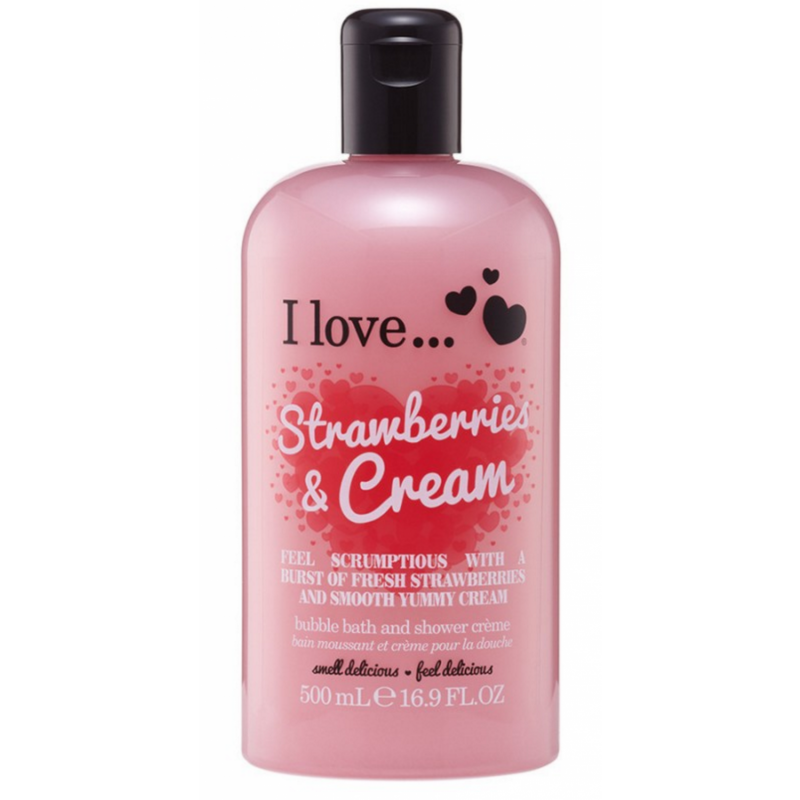 I Love Cosmetics Bath & Shower Creme Strawberries & Cream