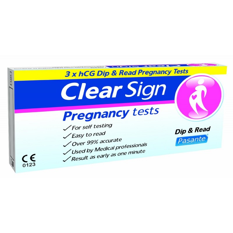 Pasante Clear Sign Pregnancy Test