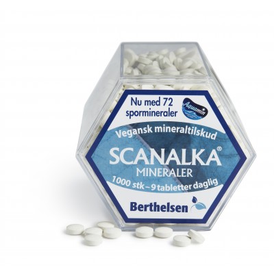 Berthelsen Scanalka Mineraler 1000 tabletter