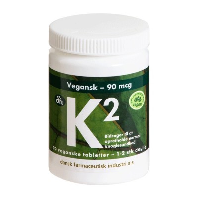 DFI K2-vitamin 90 mcg - Vegetabilsk 90 kapsler