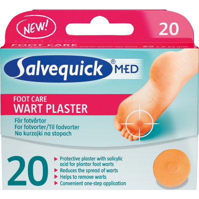 Salvequick Wart Plaster 20 pcs