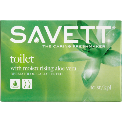 Savett Toilet Wet Wipes 10 stk
