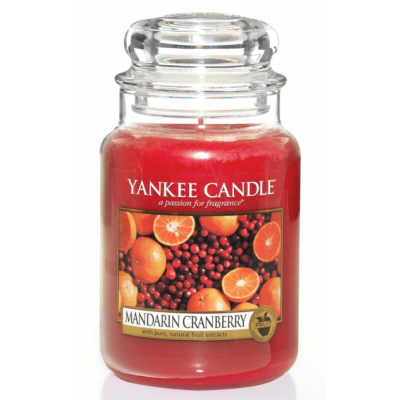 Yankee Candle  Classic Large Jar Mandarin Cranberry Candle 623 g