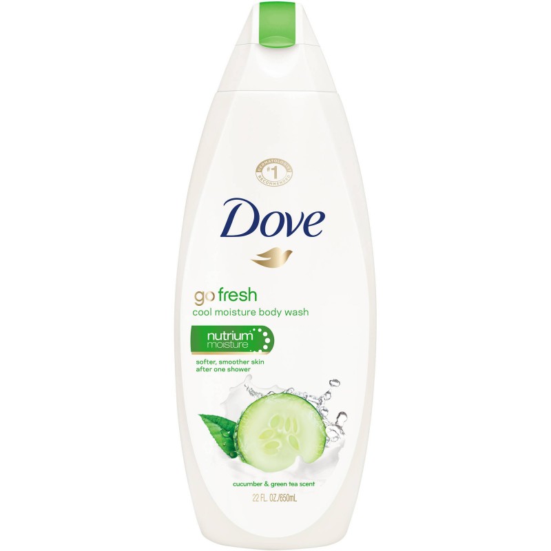dove green body wash