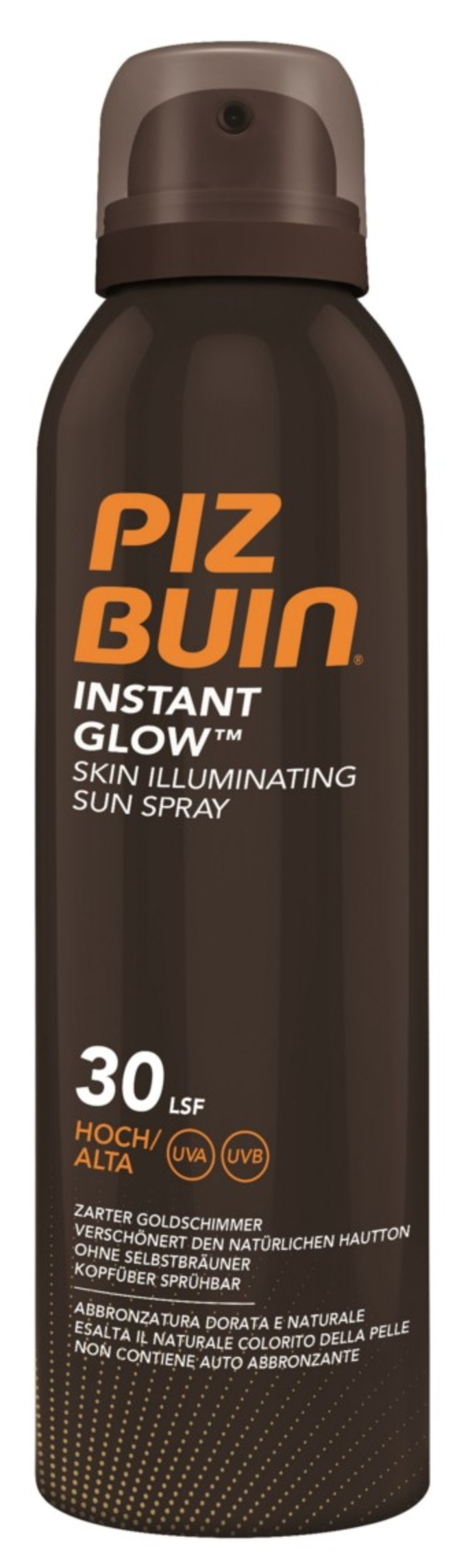 piz buin instant glow spray spf30