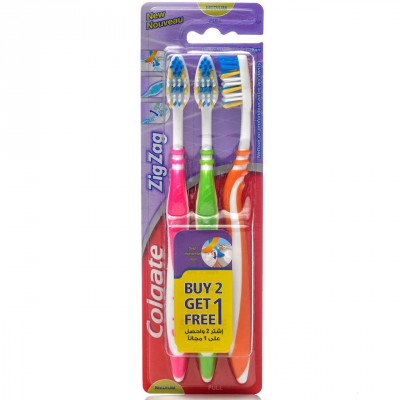 Colgate Zig Zag Toothbrushes 3 pcs