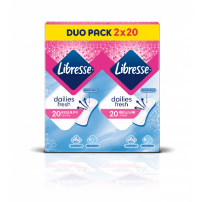 Libresse Daily Fresh Normal Pantyliners 40 pcs
