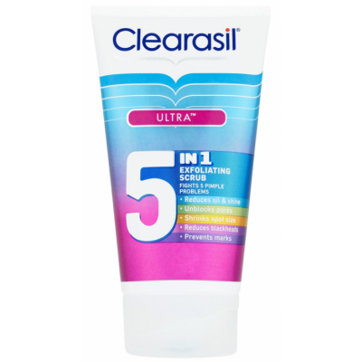 Clearasil Ultra 5in1 Exfoliating Scrub 150 ml
