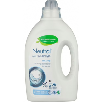 Neutral Liquid Laundry Detergent White 1000 ml